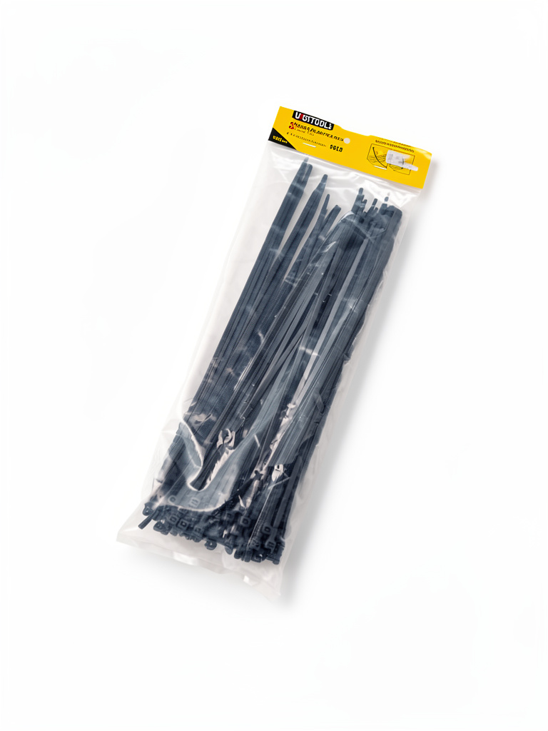 AMARRA PLASTICA NEGRA 4.8 X 300 MM