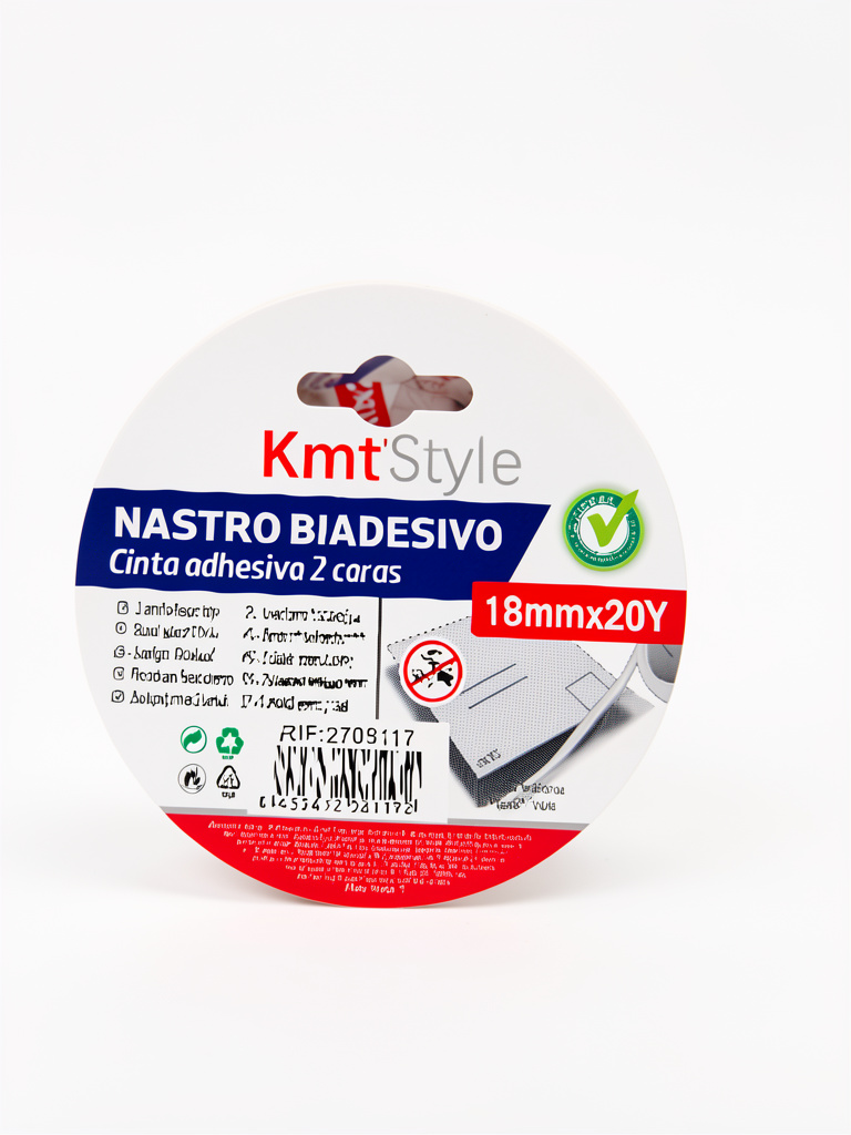 cinta adhesiva doble cara 18mm x 20y