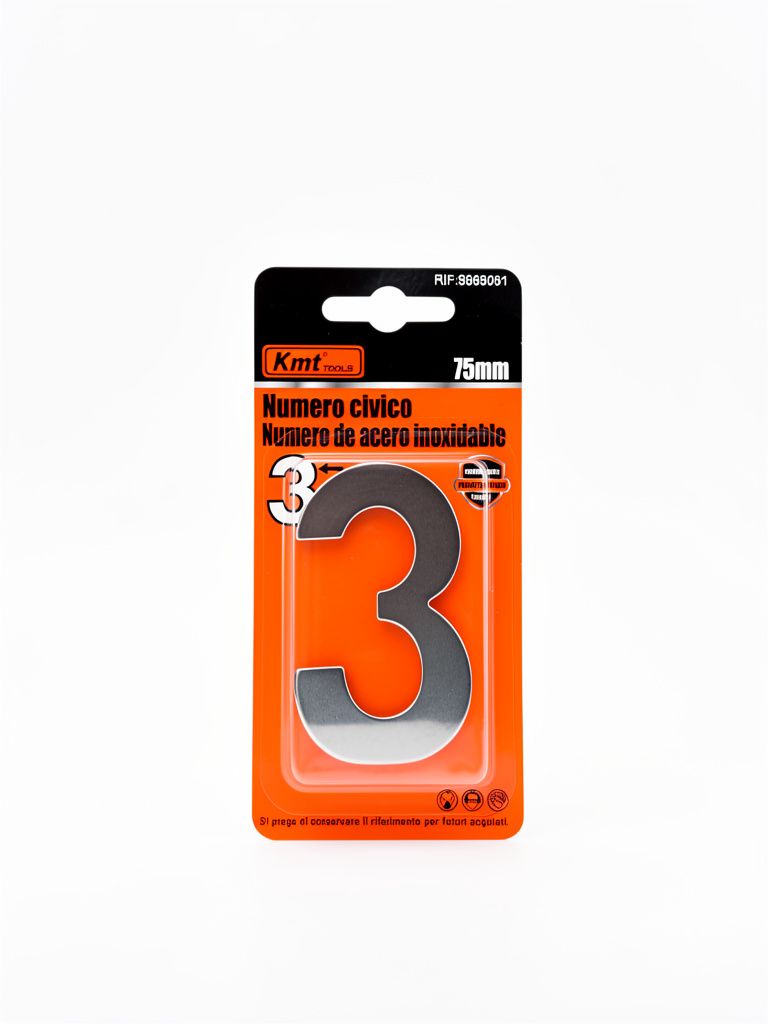 Kmt Tools numero 3 inoxidable 75mm
