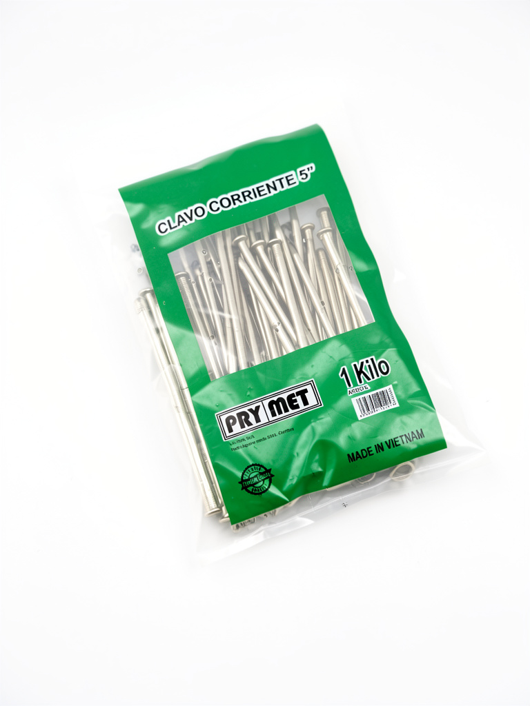 clavos corriente  5" x 1 kilo