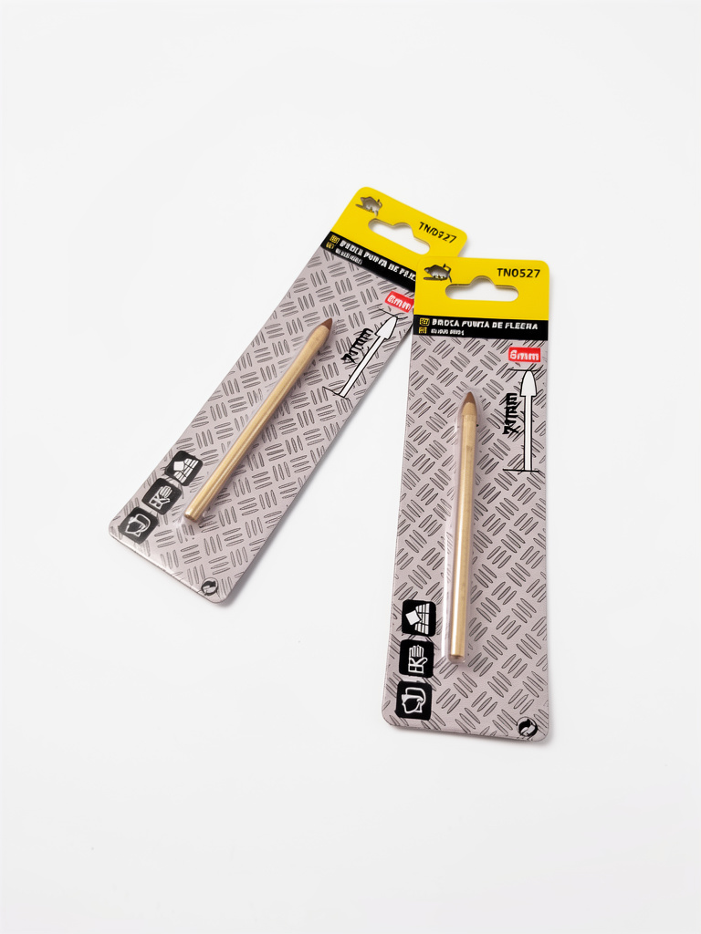 BROCA PUNTA FLECHA VIDRIO - CERAMICA 6 MM