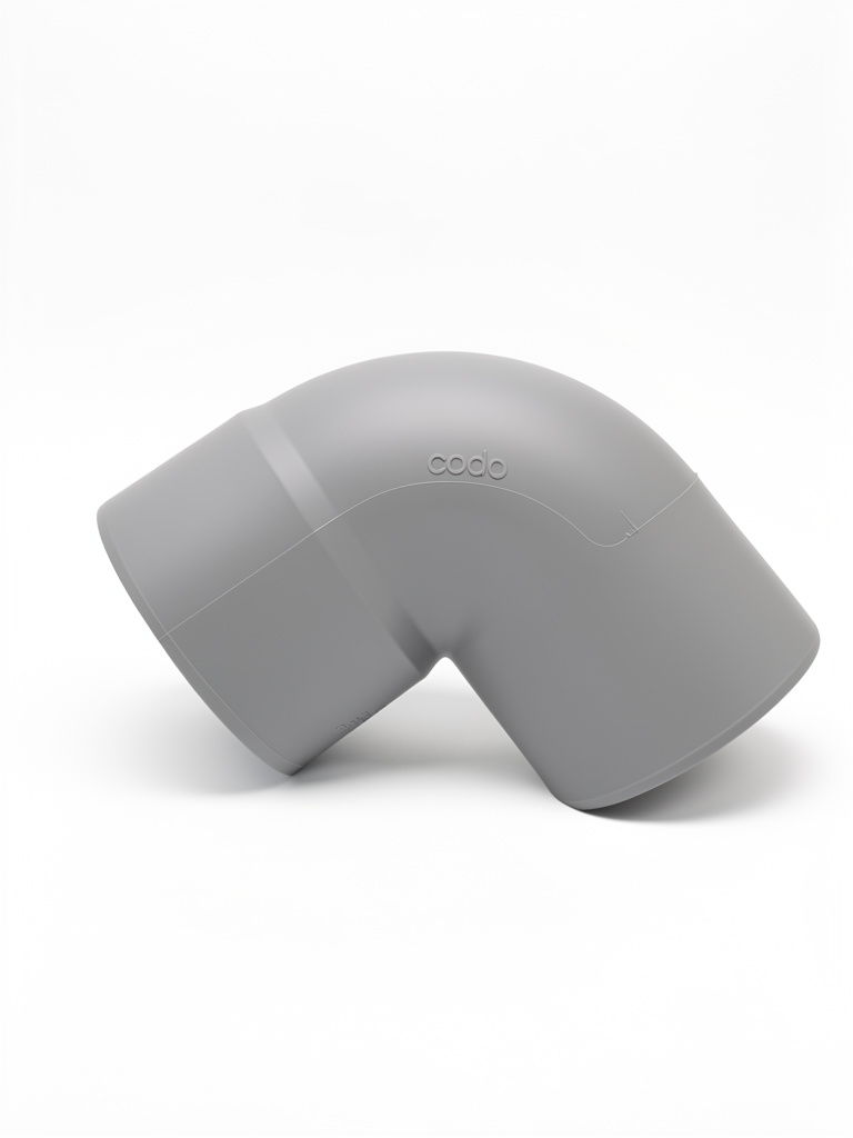 Codo sanitario 110/90° PVC