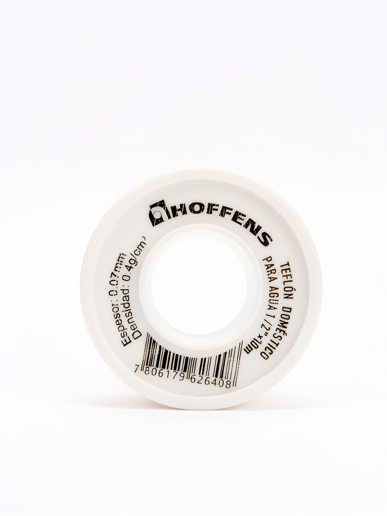 teflon domestico blanco 1/2"