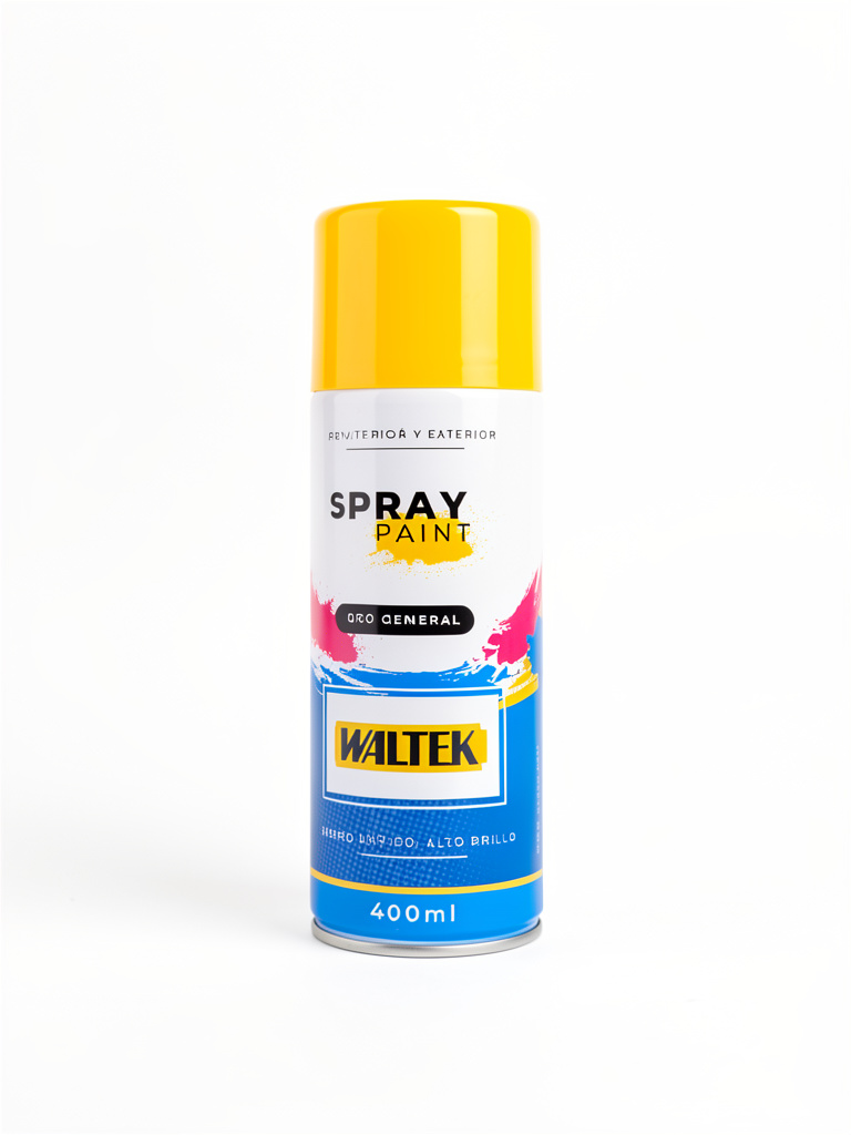 Pintura spray amarilla waltek