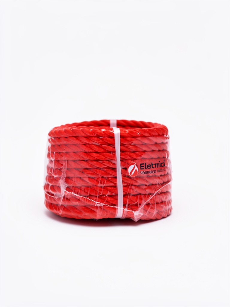 Cuerda polietileno rojo 6mm x 15mts