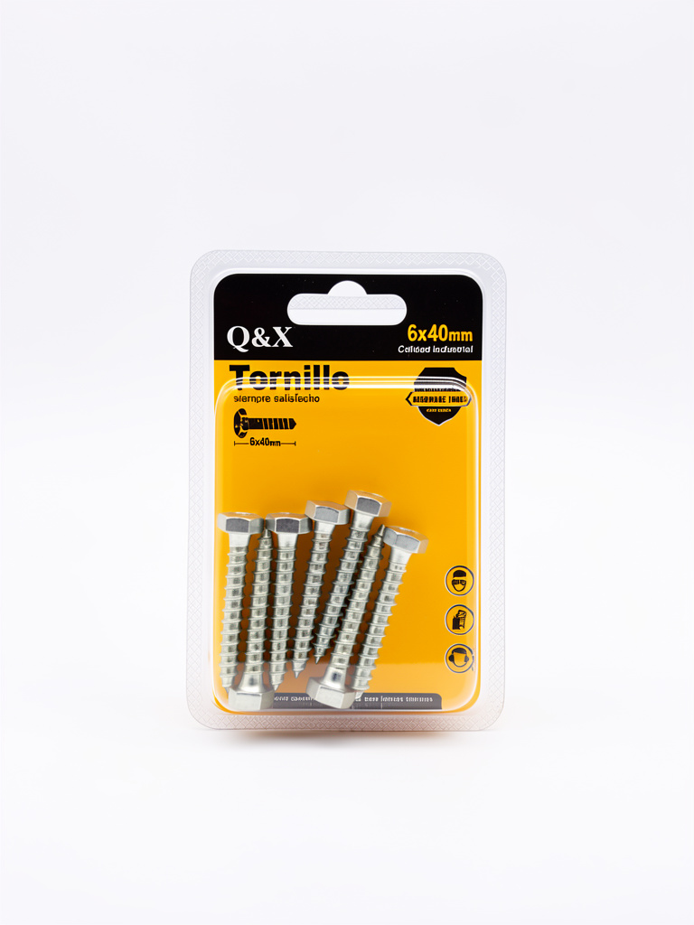 tornillos tirafondo 6x40mm