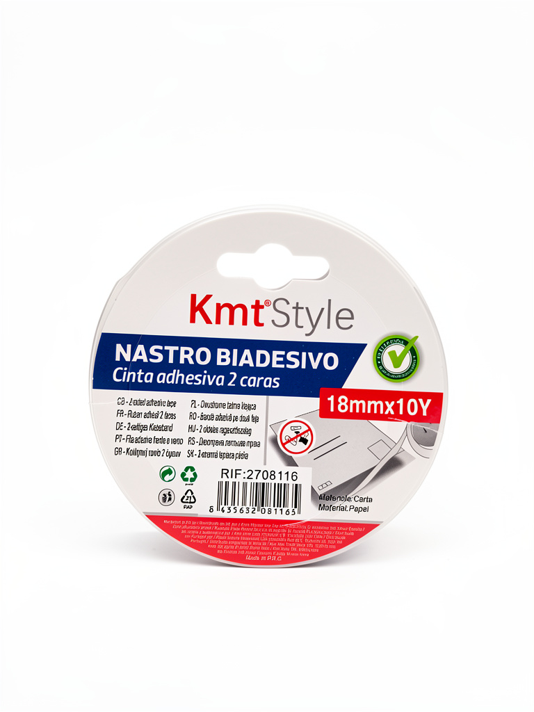 Cinta adhesiva doble cara 18mmx10y