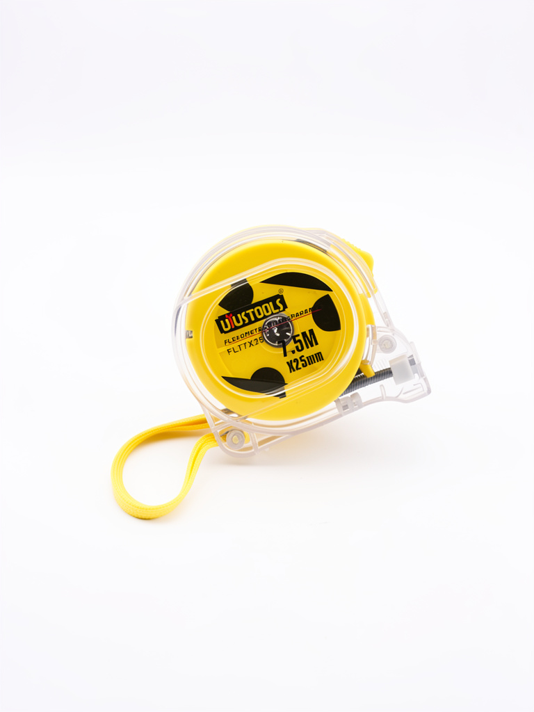flexometro amarillo 25mmX7.5mts