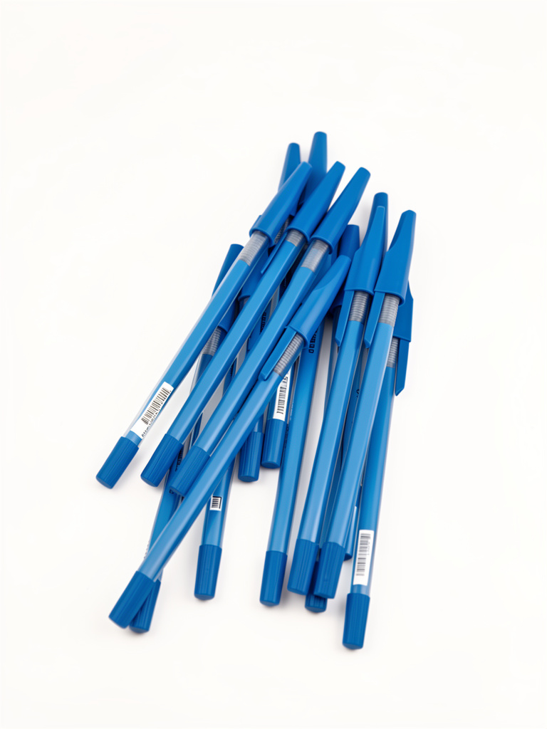 Lápiz pasta azul