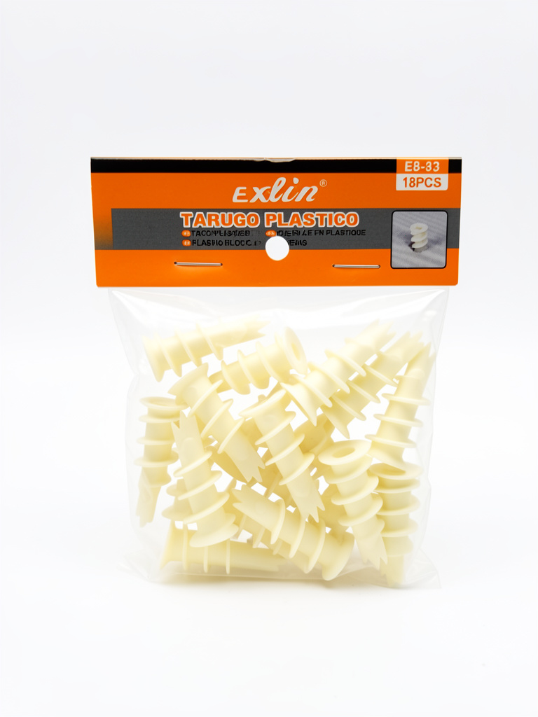tarugos plasticos 18pcs vulcanita