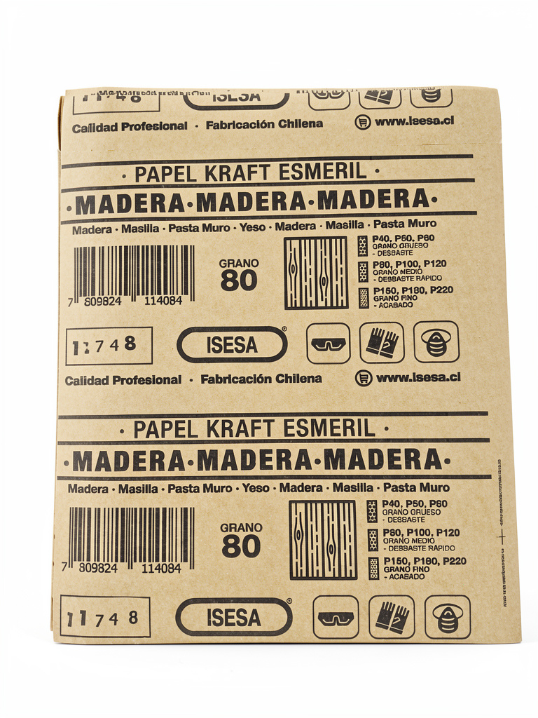 lija madera grano 80