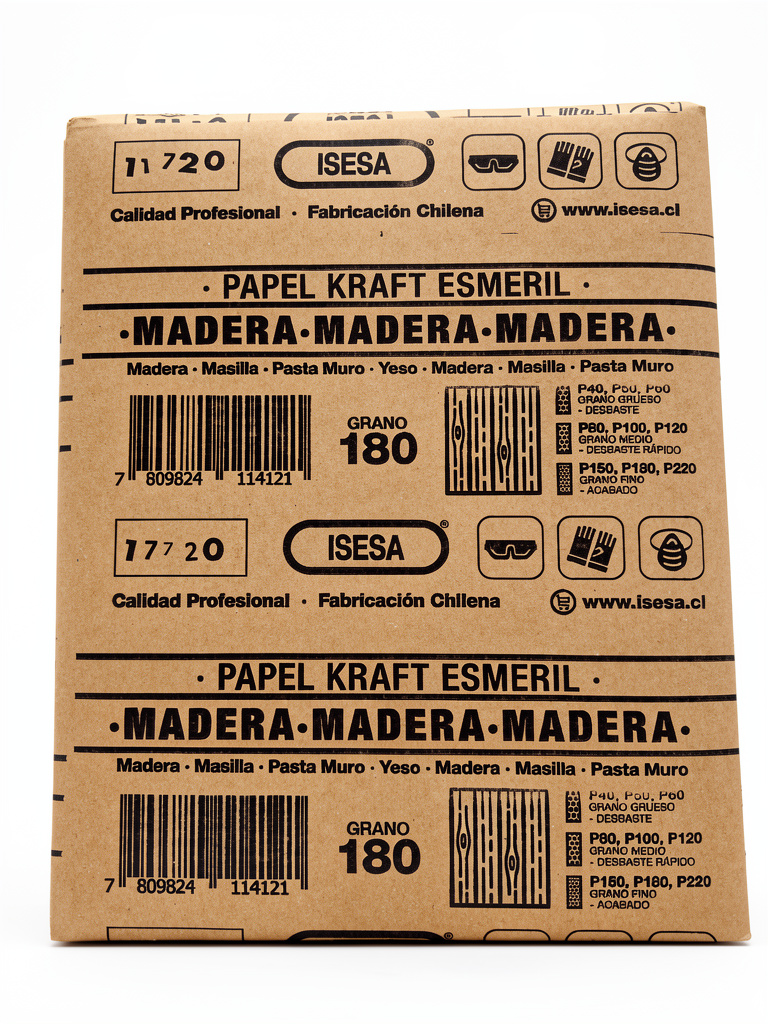 Lija madera grano 180