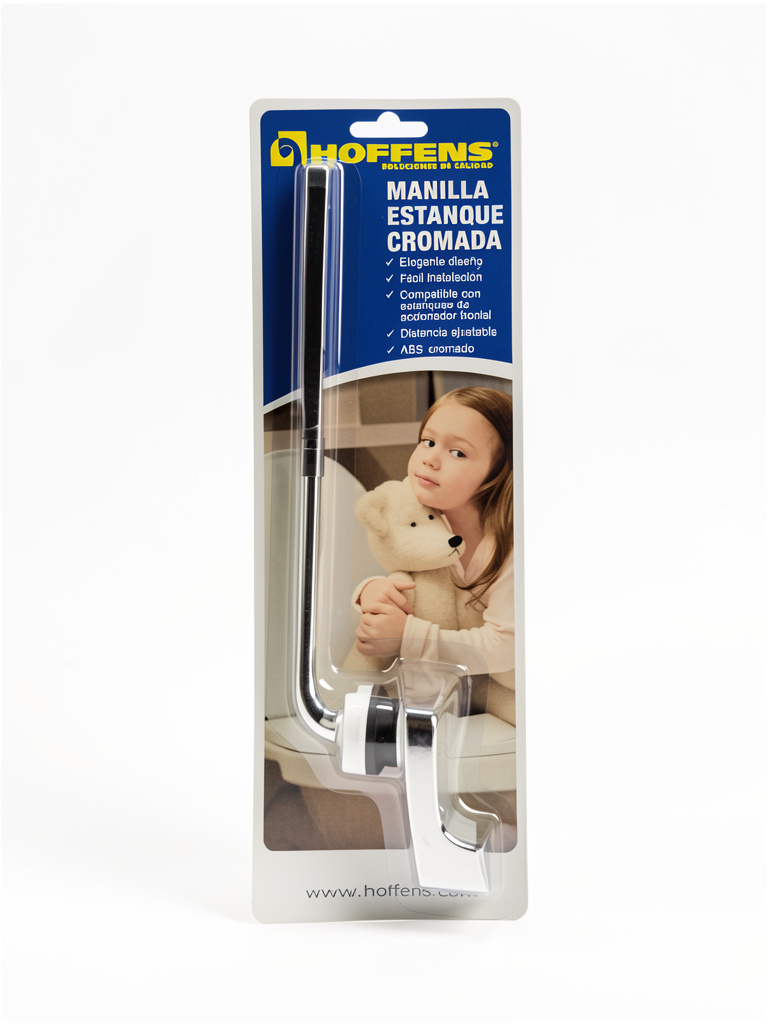 manilla plastica cromada