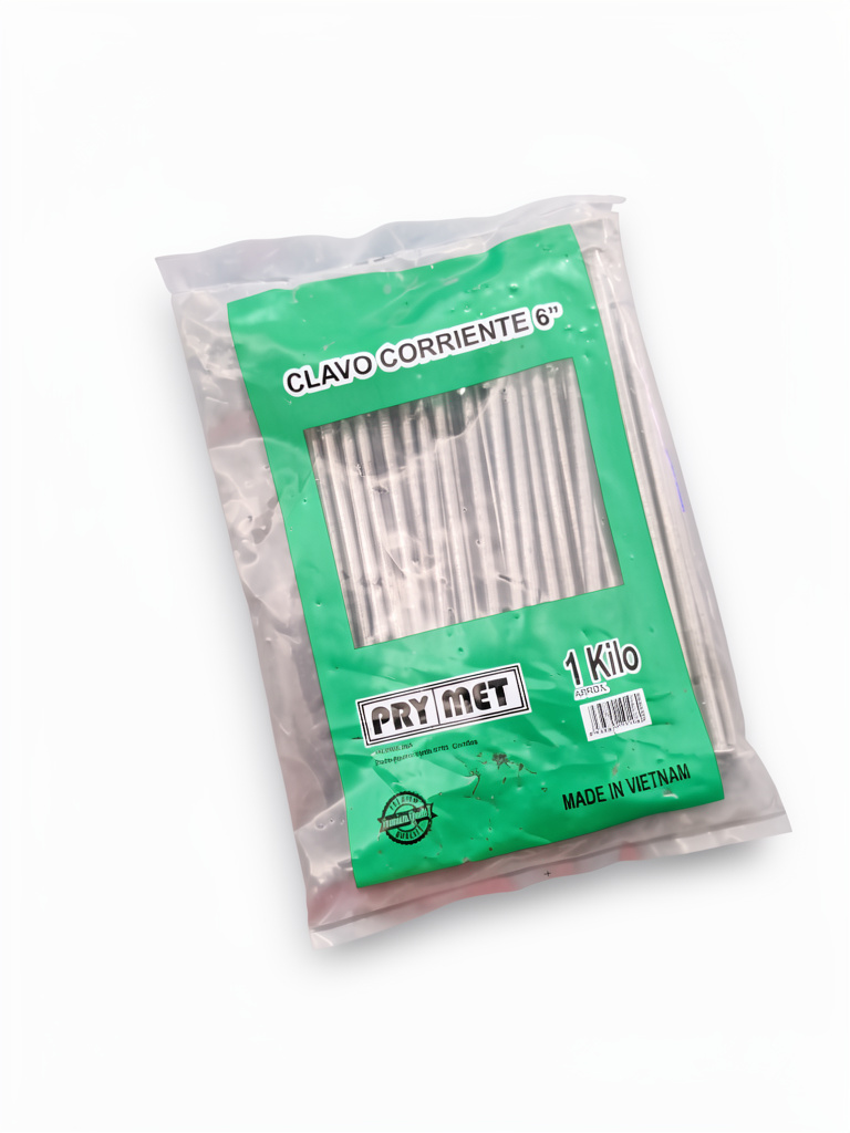 clavo corriente 6" x 1 kilo
