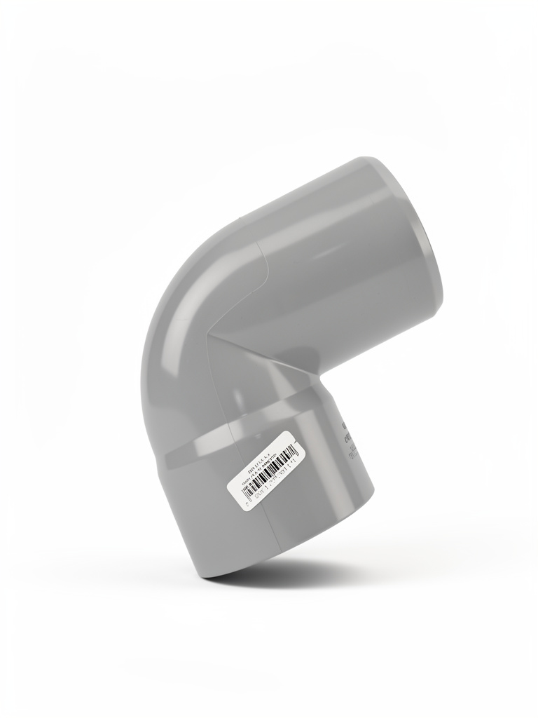 Codo sanitario 75/90°PVC