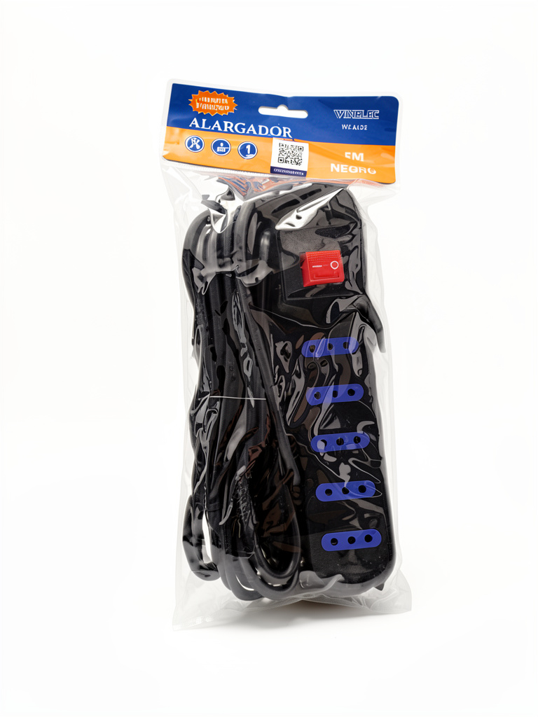 ALARGADOR NEGRO 5 MTS X 5 TOMAS