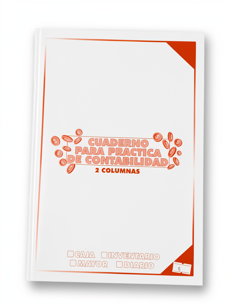 Cuaderno Para Contabilidad 2 columnas