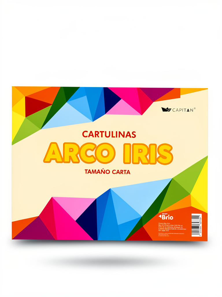 BLOCK ARCO IRIS LISO CARTA CAPITAN