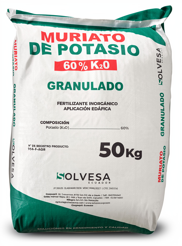 MURIATO DE POTASIO X 50KG