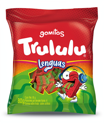 Gomitas Lenguas Sandia Trululu 80g