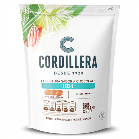 Cobertura Chocolate Leche Cordillera 1kg