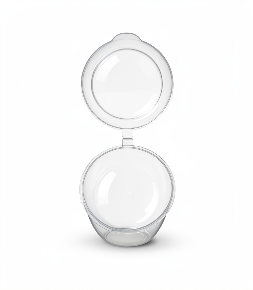 Vaso Plástico Soufflé 2 Oz C/Tapa