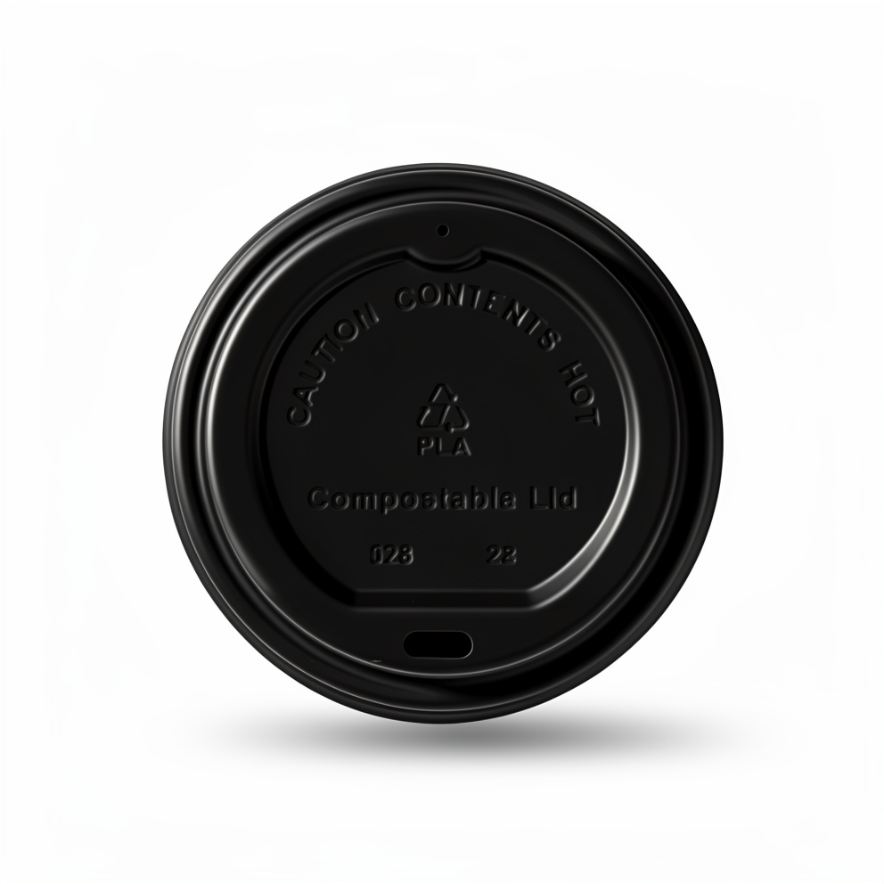 Tapa Negra Vaso Café 12 Oz