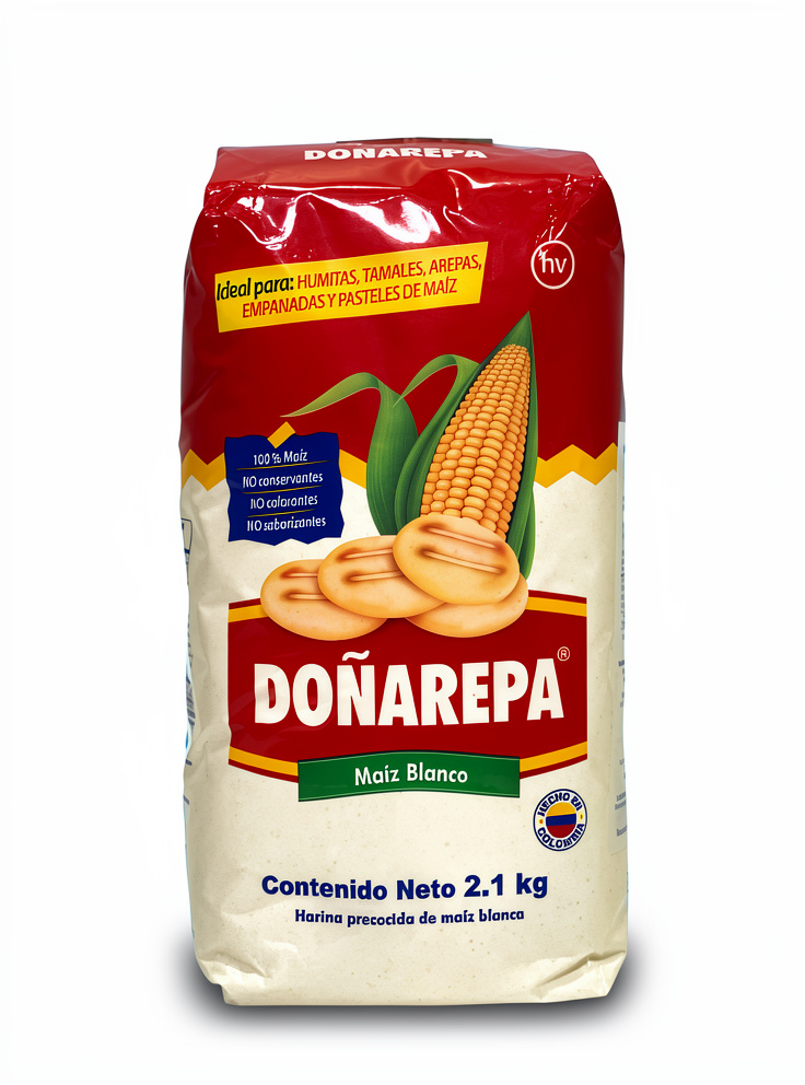 Harina Maíz Blanco Doñarepa 2.1 Kg