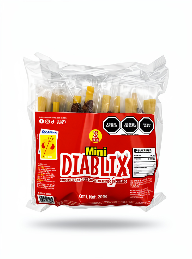 Pajillas Enchiladas Diablix Mini 25U