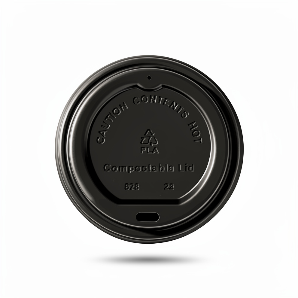 Tapa Negra Vaso Café 8 Oz