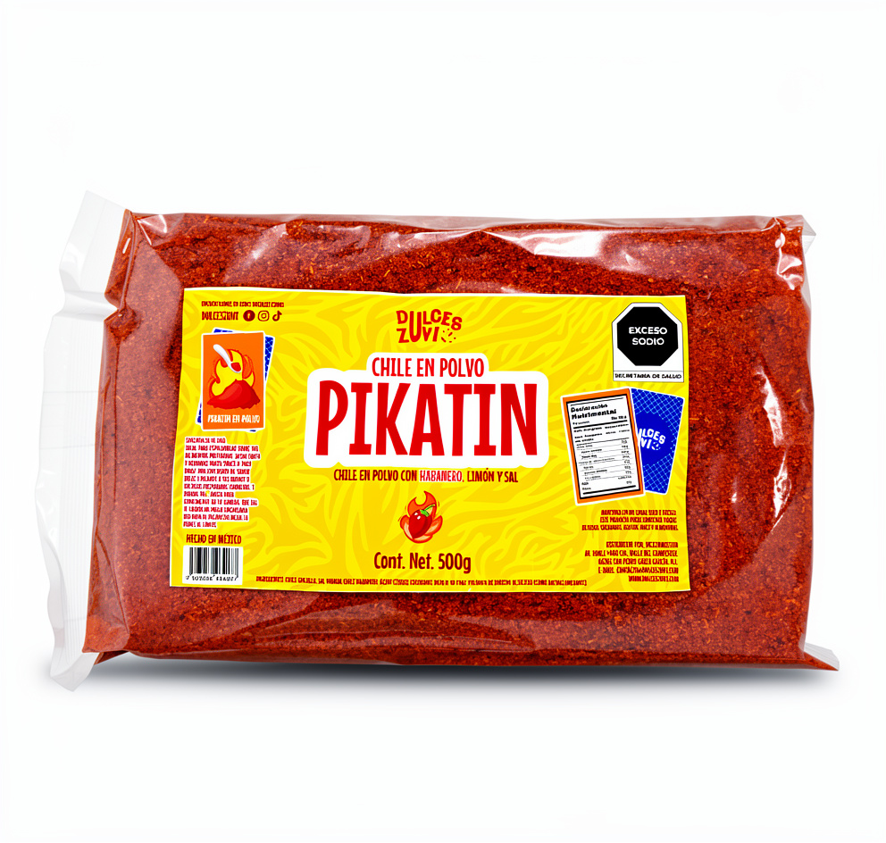 Chile Habanero Polvo Pikatin 500g
