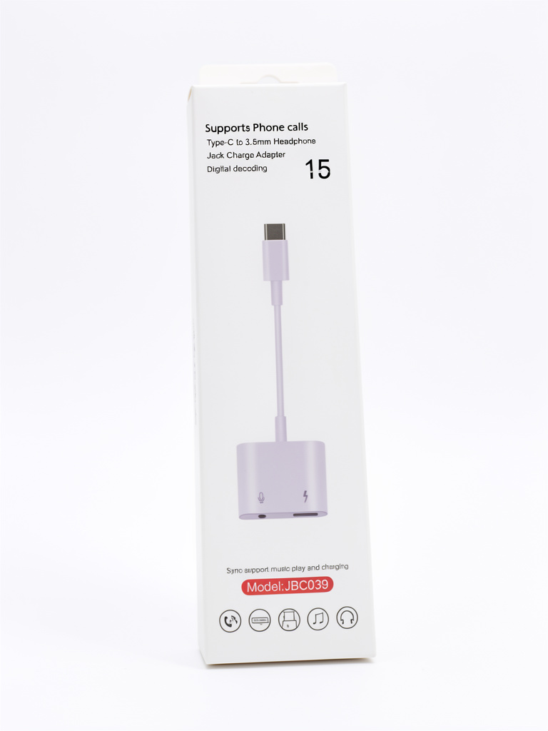 Adaptador tipo C a 3.5mm y tipo C