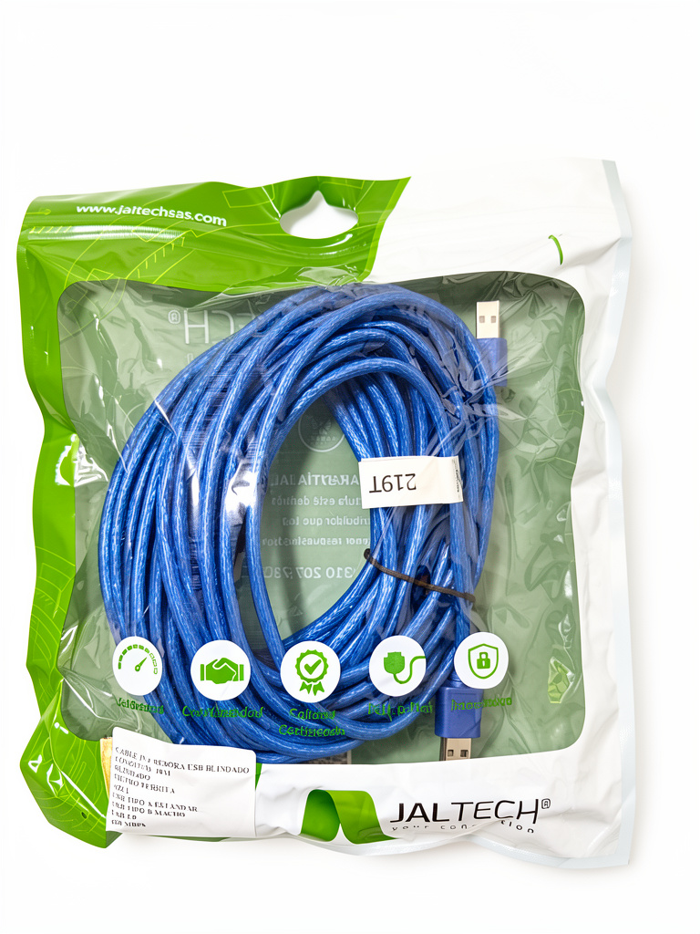 Cable USB impresora 10M blindado