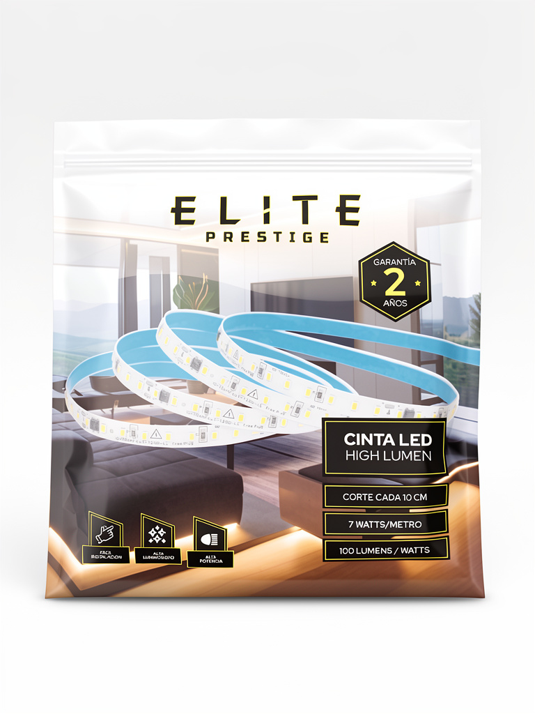 Cinta Led Elite 10M 120V Blanca