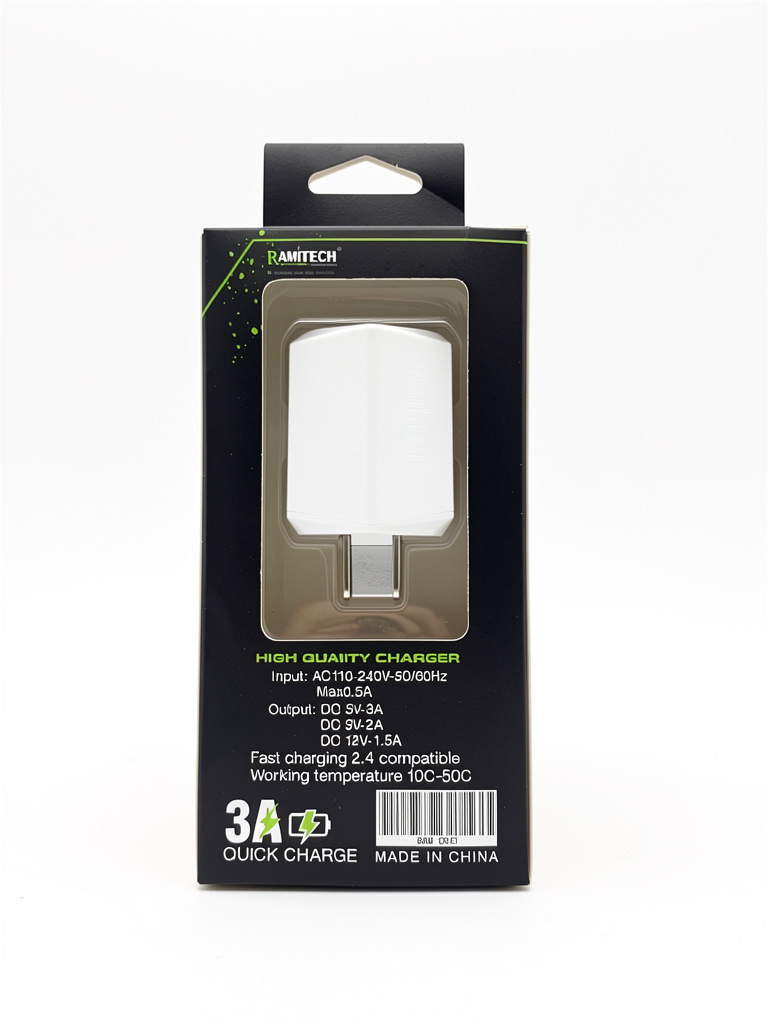 Cargador USB 3a ramitech