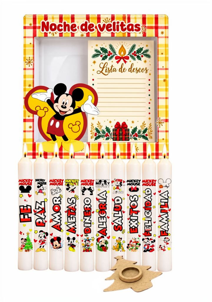 Set de 10 velitas • Mickey Mouse