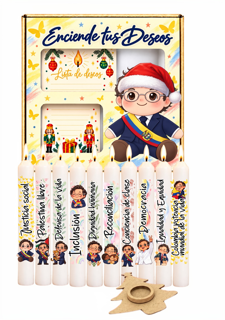 Set de 10 velitas • Petrosky