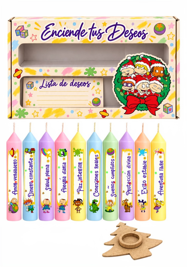 Set de 10 velitas BABY