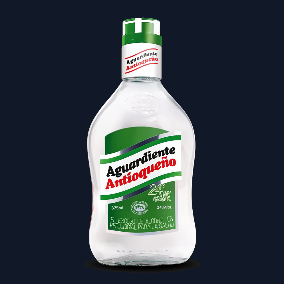Media aguardiente Verde