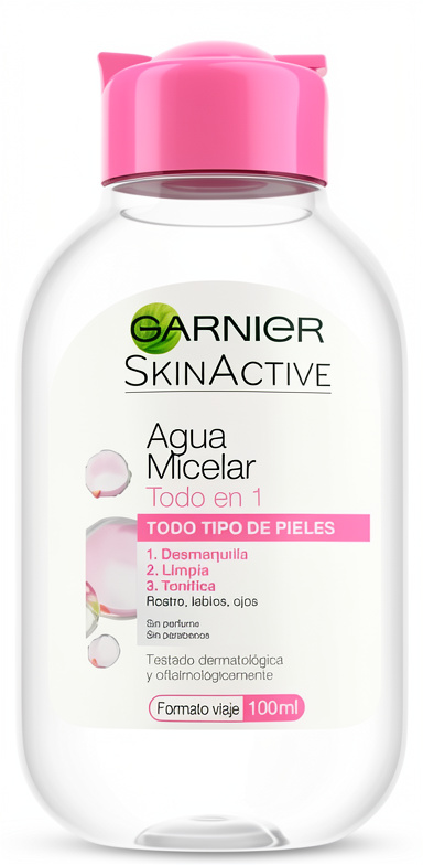 agua micelar Garnier x100ml
