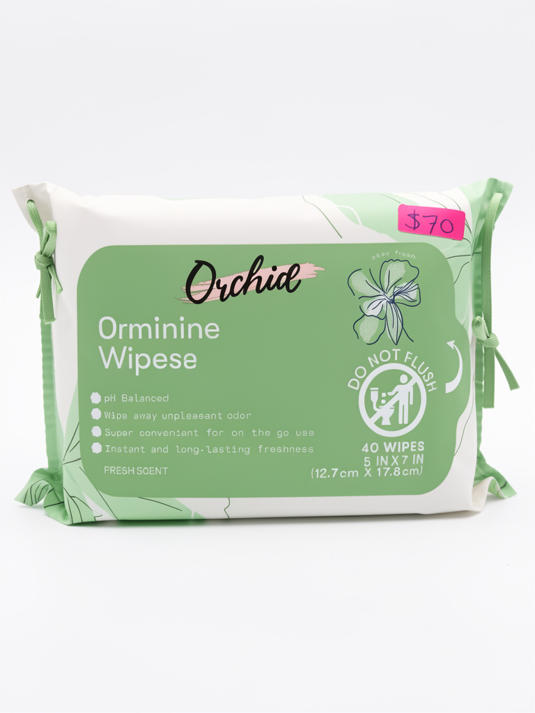 Orchid Toallitas femeninas verdes