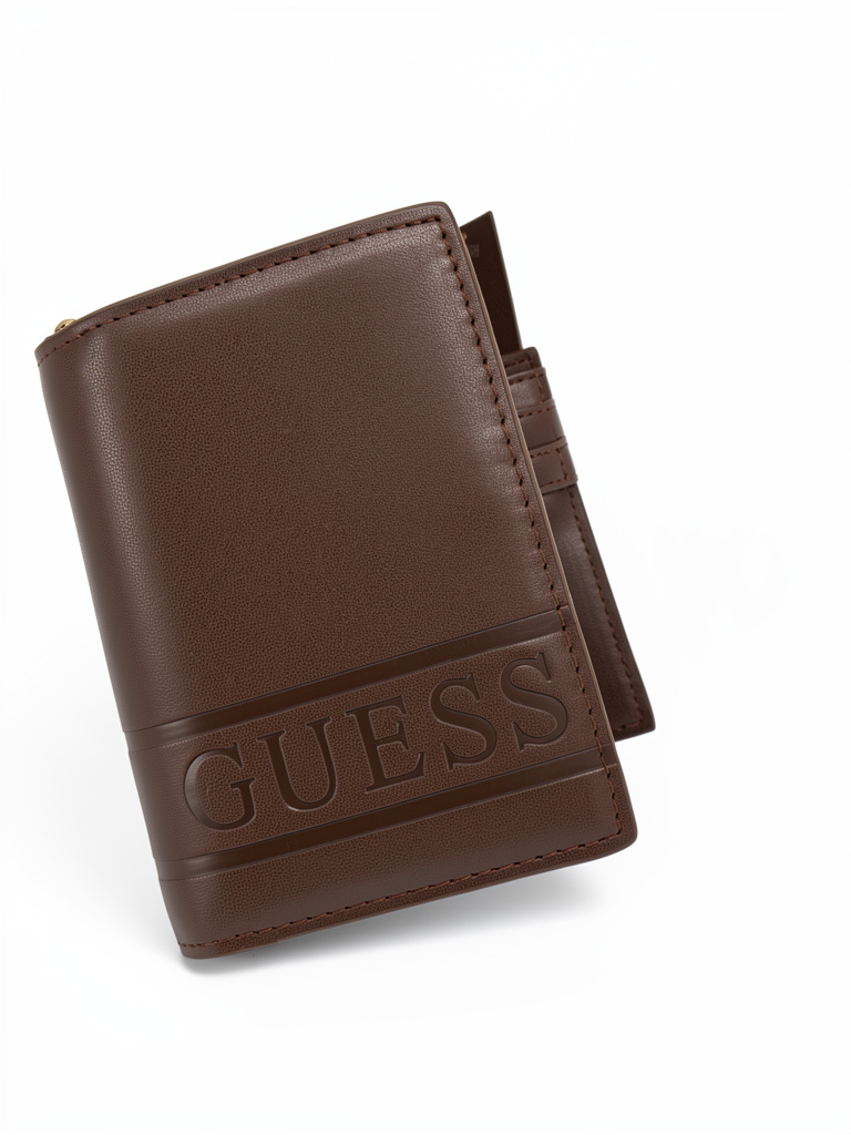 Cartera Guess café