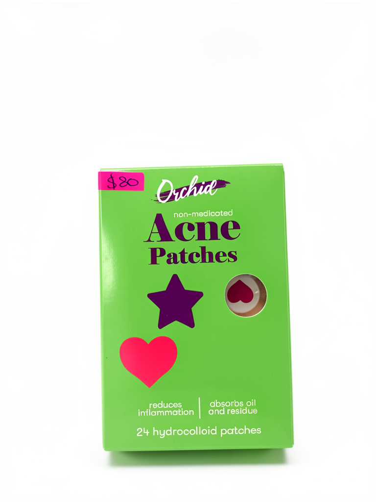 Parches para acné de corazón y estrellas