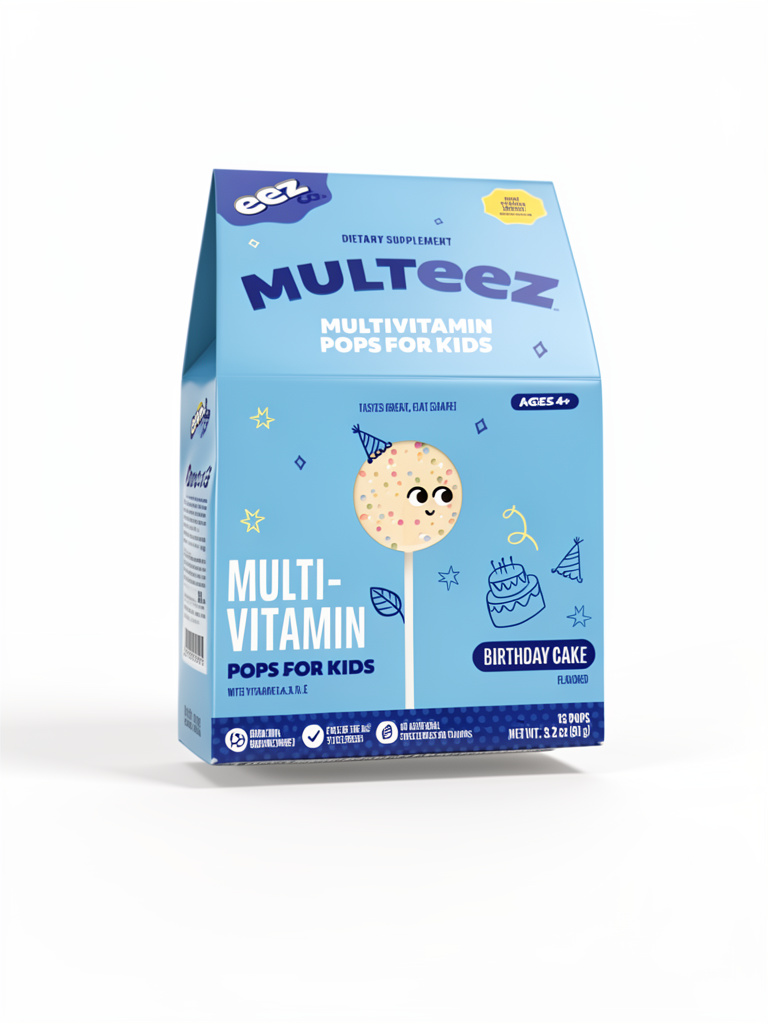 Multivitaminas pops para niños