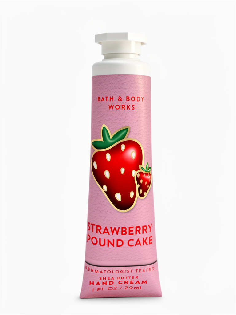 Bath & Body Works Strawberry Pound Cake crema de manos