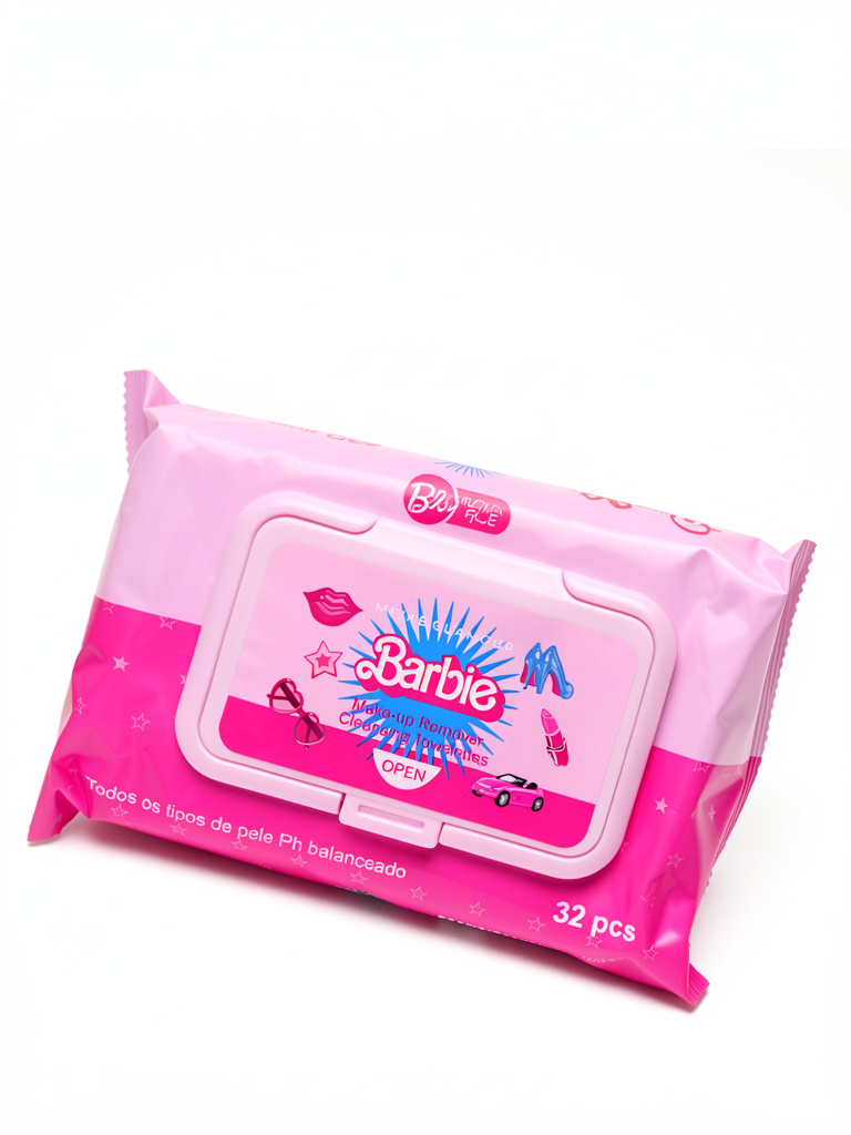 Barbie toallitas humedas 32 pcs