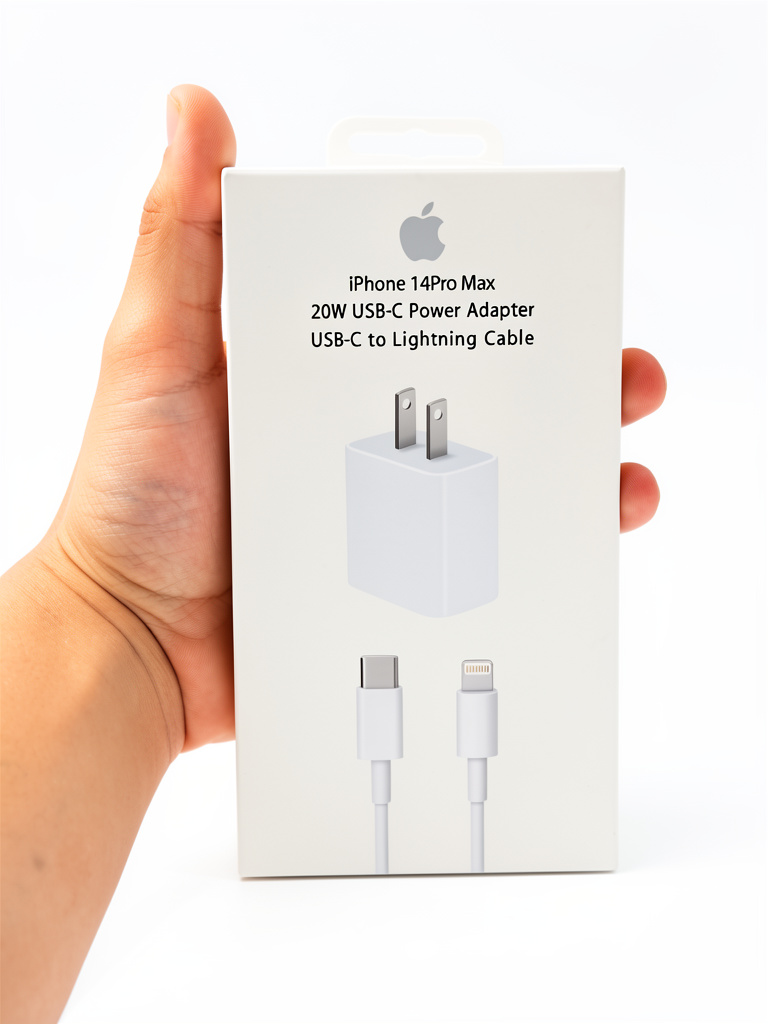 Set de Carga Rápida USB-C 20W (Adaptador + Cable USB-C a Lightning) | Calidad Premium