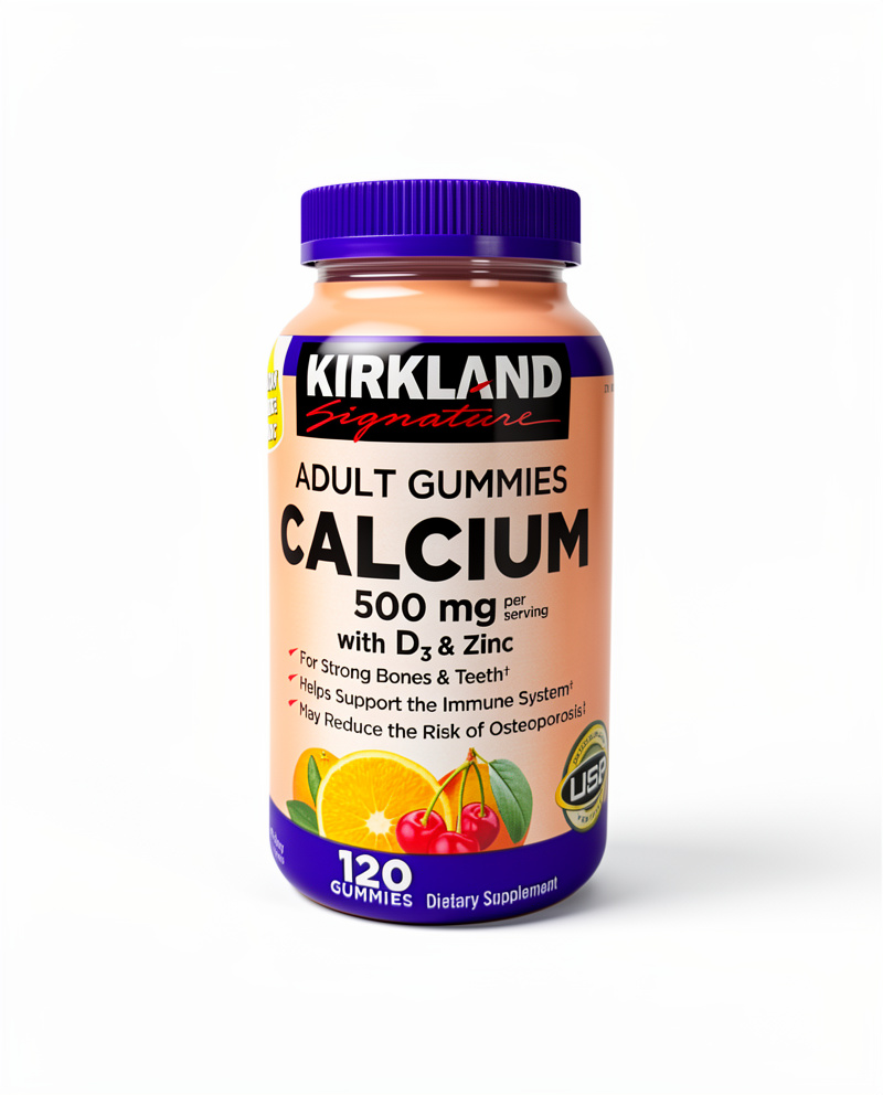 CALCIO PARA ADULTOS - KIRKLAND 120 GOMITAS