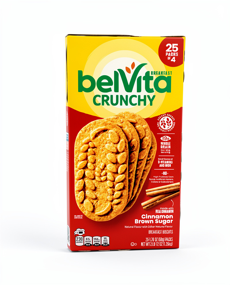 CAJA DE GALLETAS ROJAS BELVITA CRUNCHY