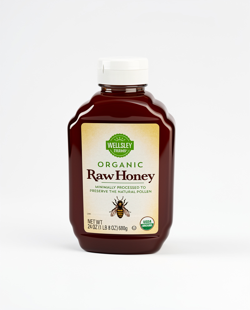 MIEL DE ABEJA ORGANICA - WELLSLEY FARM 680GR